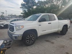 Toyota Tundra Double cab sr salvage cars for sale: 2015 Toyota Tundra Double Cab SR