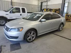 Vehiculos salvage en venta de Copart Casper, WY: 2014 Volkswagen Passat SE