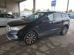 Salvage cars for sale at Fort Wayne, IN auction: 2017 Ford Escape Titanium