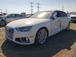 Salvage cars for sale at Elgin, IL auction: 2019 Audi A4 Premium Plus