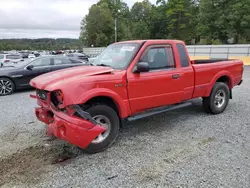 Salvage cars for sale at Concord, NC auction: 2001 Ford Ranger Super Cab