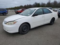 Salvage cars for sale at Brookhaven, NY auction: 2002 Toyota Camry LE