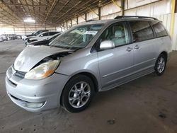 Salvage cars for sale at Phoenix, AZ auction: 2005 Toyota Sienna XLE