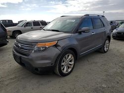 Salvage cars for sale at Antelope, CA auction: 2014 Ford Explorer Limited