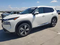 Salvage cars for sale at Grand Prairie, TX auction: 2021 Nissan Rogue SL