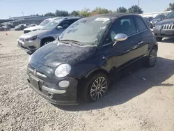 Salvage cars for sale at Sacramento, CA auction: 2013 Fiat 500 Lounge