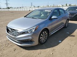 Salvage cars for sale at Elgin, IL auction: 2017 Hyundai Sonata Sport