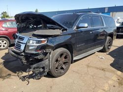 Compre carros salvage a la venta ahora en subasta: 2015 Chevrolet Suburban K1500 LTZ