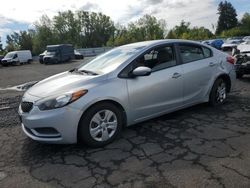 KIA salvage cars for sale: 2016 KIA Forte LX