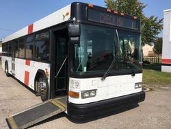 Salvage trucks for sale at Davison, MI auction: 2002 Gillig Transit Bus Low