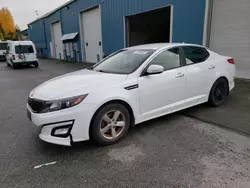 KIA salvage cars for sale: 2015 KIA Optima LX