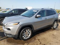 Carros salvage sin ofertas aún a la venta en subasta: 2016 Jeep Cherokee Limited