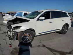 Salvage cars for sale at Grand Prairie, TX auction: 2018 Infiniti QX60