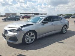 Salvage cars for sale at Grand Prairie, TX auction: 2021 Acura TLX Technology