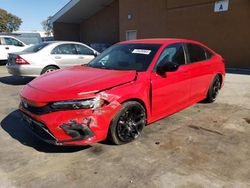 Honda salvage cars for sale: 2022 Honda Civic Sport