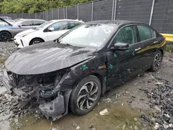 Salvage cars for sale at Waldorf, MD auction: 2016 Honda Accord EXL