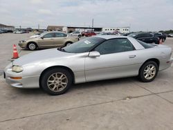 Salvage cars for sale at Grand Prairie, TX auction: 2002 Chevrolet Camaro