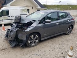 Nissan salvage cars for sale: 2018 Nissan Leaf S