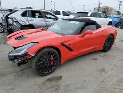 Chevrolet salvage cars for sale: 2019 Chevrolet Corvette Stingray 2LT