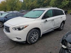 Salvage cars for sale at Marlboro, NY auction: 2014 Infiniti QX60