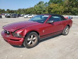 Salvage cars for sale at Ellwood City, PA auction: 2007 Ford Mustang