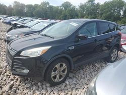 Salvage cars for sale at Exeter, RI auction: 2016 Ford Escape SE