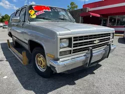 Salvage cars for sale at Montgomery, AL auction: 1989 Chevrolet Suburban R1500