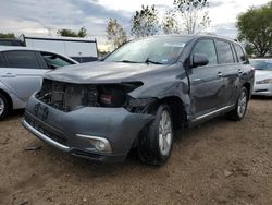 Salvage cars for sale at Elgin, IL auction: 2013 Toyota Highlander Limited