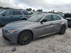 Salvage cars for sale at West Warren, MA auction: 2017 Alfa Romeo Giulia Q4