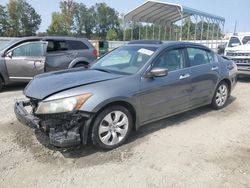 Salvage cars for sale at Spartanburg, SC auction: 2009 Honda Accord EXL