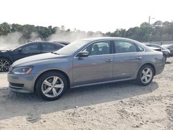 Salvage cars for sale at Ellenwood, GA auction: 2013 Volkswagen Passat SE