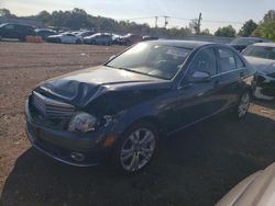 Salvage cars for sale at Hillsborough, NJ auction: 2009 Mercedes-Benz C 300 4matic