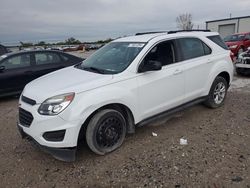 Salvage cars for sale at Kansas City, KS auction: 2017 Chevrolet Equinox LS