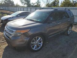 Salvage cars for sale at Riverview, FL auction: 2013 Ford Explorer XLT