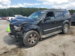 Salvage cars for sale at Florence, MS auction: 2011 Nissan Pathfinder S