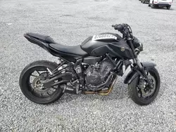 Salvage motorcycles for sale at Gastonia, NC auction: 2024 Yamaha MT07