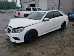 Salvage cars for sale at Savannah, GA auction: 2016 Mercedes-Benz E 350