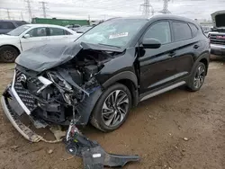 Salvage cars for sale at Elgin, IL auction: 2020 Hyundai Tucson Limited