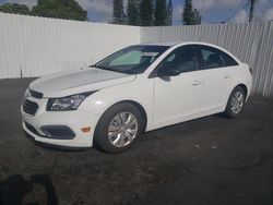 Chevrolet salvage cars for sale: 2016 Chevrolet Cruze Limited L