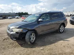 Salvage cars for sale at Harleyville, SC auction: 2010 Toyota Highlander Limited