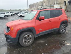 Salvage cars for sale at Fredericksburg, VA auction: 2016 Jeep Renegade Latitude