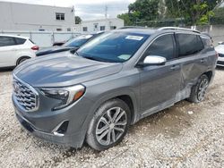 Salvage cars for sale at Opa Locka, FL auction: 2020 GMC Terrain Denali