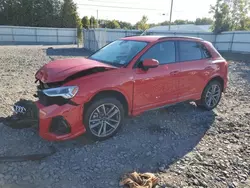 Salvage cars for sale at Windsor, NJ auction: 2024 Audi Q3 Premium Plus S Line 45