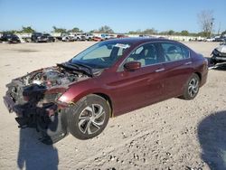 Honda salvage cars for sale: 2016 Honda Accord LX