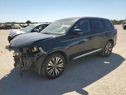 Salvage cars for sale at San Antonio, TX auction: 2019 Mitsubishi Outlander SE