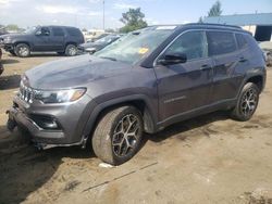 Salvage cars for sale at Woodhaven, MI auction: 2024 Jeep Compass Limited