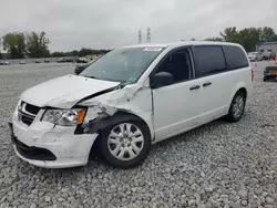 Salvage cars for sale at Barberton, OH auction: 2019 Dodge Grand Caravan SE