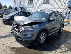 Salvage cars for sale from Copart Vallejo, CA: 2017 Hyundai Tucson Limited