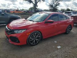 Carros salvage sin ofertas aún a la venta en subasta: 2018 Honda Civic SI