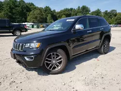 2017 Jeep Grand Cherokee Limited en venta en Mendon, MA